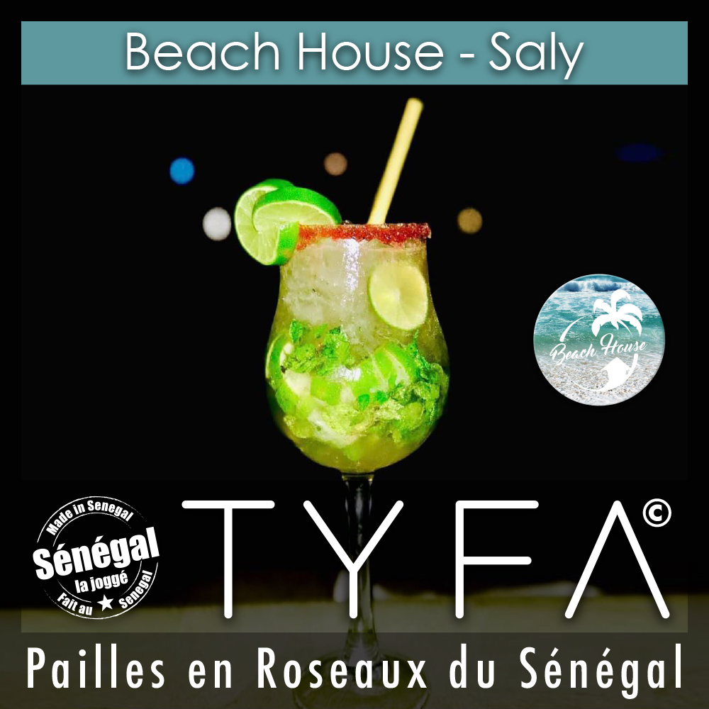 Pailles TYFA, bio, naturelles, Sénégal : Beach House | Saly